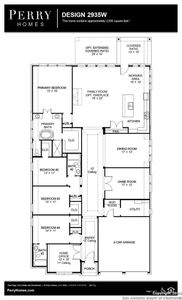 New construction Single-Family house 12327 Fort Jyn, San Antonio, TX 78245 Design 2935W- photo 1 1