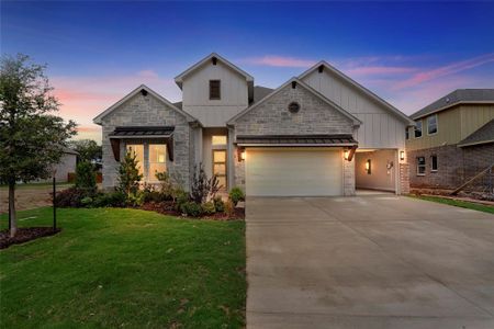 New construction Single-Family house 405 Alicia Court, Mansfield, TX 76063 Johnson 5128 Presidential Series- photo 0