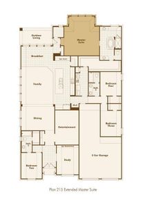 New construction Single-Family house 24526 Switchgrass Valley Way, Katy, TX 77493 215 Plan- photo