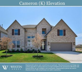 New construction Single-Family house 31515 Copper Oaks Court, Fulshear, TX 77441 The Cameron- photo 0