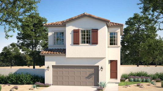 Spanish Elevation | Citron | Greenpointe at Eastmark | New homes in Mesa, Arizona | Landsea Homes