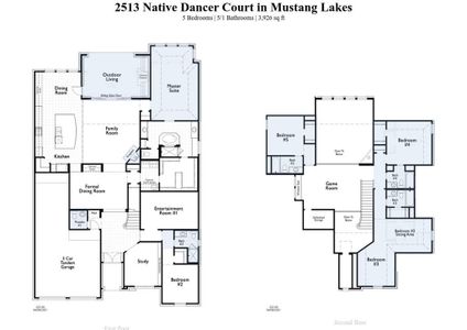 New construction Single-Family house 2513 Native Dancer Court, Celina, TX 75009 222 Plan- photo