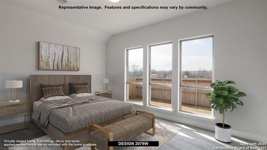 New construction Single-Family house 9908 Heeler Hand Trail, San Antonio, TX 78254 Design 2079W- photo