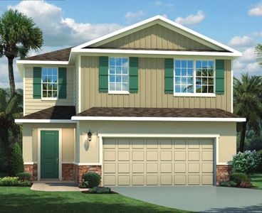 New construction Single-Family house 10207 Hawks Landing Drive, Land O' Lakes, FL 34638 - photo 0