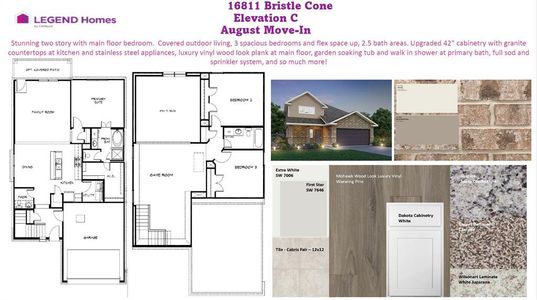 New construction Single-Family house 16811 Bristle Cone Way, Grangerland, TX 77302 Andria- photo 5 5