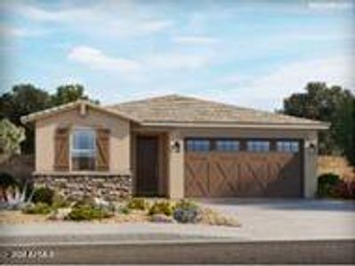 New construction Single-Family house 19000 N Silver Dog Way, Maricopa, AZ 85138 Leslie- photo 0 0