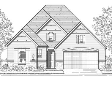 New construction Single-Family house 7622 Zinnia Blossom Lane, Katy, TX 77493 Brentwood Plan- photo 0 0