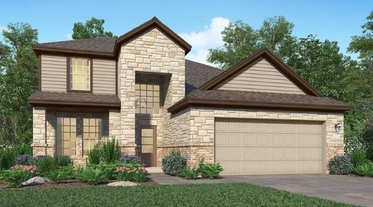 New construction Single-Family house 245 Wasatch Peaks Way, Willis, TX 77378 Dewberry II- photo 0 0