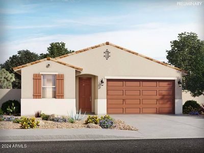 New construction Single-Family house 20885 N Roadrunner Lane, Maricopa, AZ 85138 Leslie- photo 0
