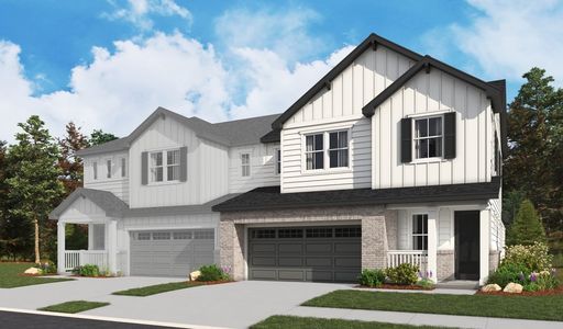 New construction Townhouse house Lynwood II Duo, 18960 East 96th Place, Commerce City, CO 80019 - photo