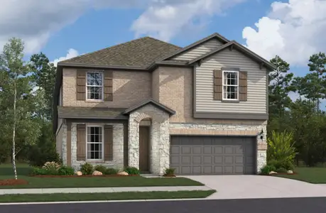 New construction Single-Family house 10532 Bricewood Park, San Antonio, TX 78254 Hudson- photo 0