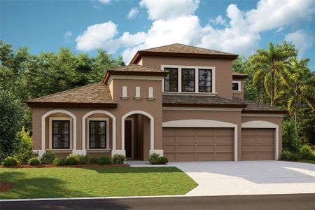 New construction Single-Family house 7439 Rhubarb Drive, Parrish, FL 34219 Islamorada II- photo 0