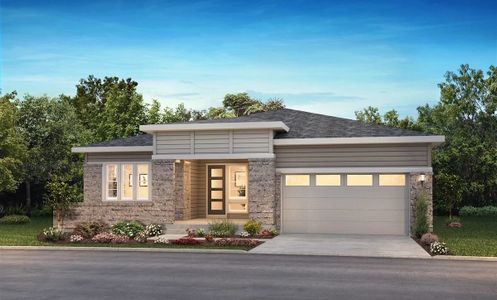 New construction Single-Family house 7309 Canyon Sky Trail, Castle Pines, CO 80108 5084 Enclave Exterior C - Modern Prairie- photo 0