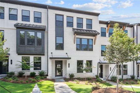 New construction Townhouse house 54 Peeples Drive, Lawrenceville, GA 30046 Auburn- photo 0