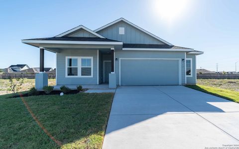 New construction Single-Family house 513 Lina Way, Seguin, TX 78155 Sabine- photo 0