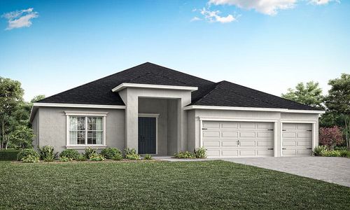 New construction Single-Family house 4593 Se 89Th Street, Ocala, FL 34480 Willow II with Loft- photo 0