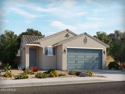 New construction Single-Family house 2644 E Rosario Mission Drive, Casa Grande, AZ 85194 Olive- photo 0