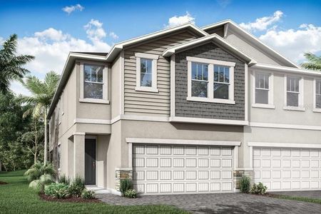 New construction Townhouse house 4106 Snail Court Place, Lutz, FL 33559 - photo 0