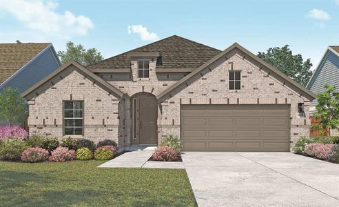 New construction Single-Family house 32406 Willow Hollow Way, Waller, TX 77484 Premier Series - Oleander- photo 0 0