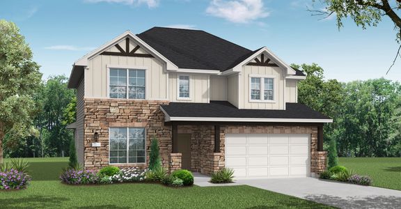 New construction Single-Family house Itasca (2492-CV-40), 200 Westfield Street, Hutto, TX 78634 - photo