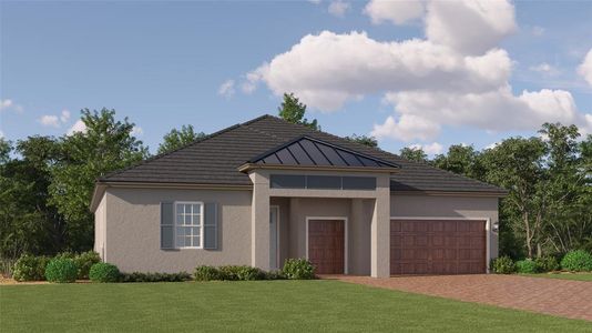 New construction Single-Family house 10161 Otter Sky Court, San Antonio, FL 33576 Halos  II- photo 0