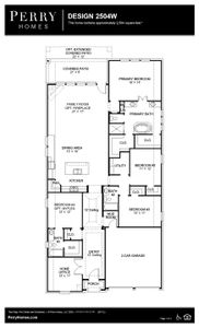 New construction Single-Family house 3220 Crosby Creek, Schertz, TX 78108 Design 2504W- photo 3 3
