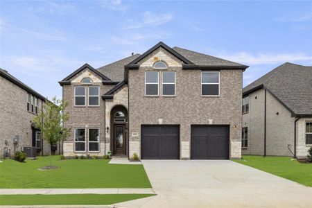 New construction Single-Family house 1824 Valencia Drive, Little Elm, TX 75068 Princeton 2F-EW- photo 0