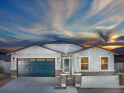 New construction Single-Family house 35155 W Marin Avenue, Maricopa, AZ 85138 Avery- photo 0