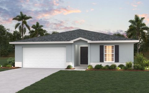 New construction Single-Family house 199 Halloran St Se, Palm Bay, FL 32905 Sandpiper- photo 0