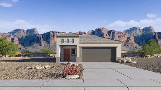 New construction Single-Family house 5304 E Umber Rd, San Tan Valley, AZ 85143 Matterhorn- photo 0 0