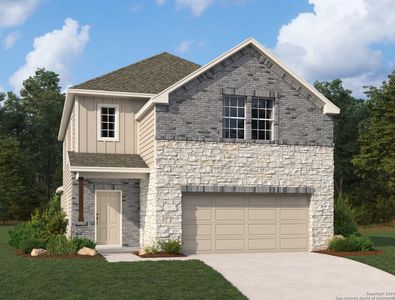 New construction Single-Family house 7651 Birch Hollow, San Antonio, TX 78252 Granbury Homeplan- photo 1 1