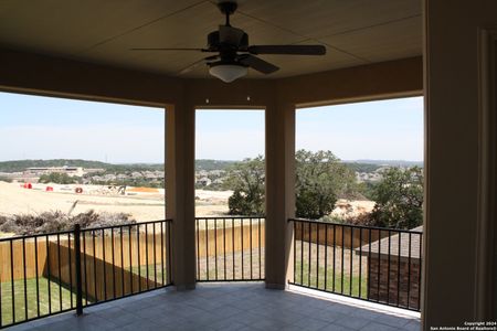 New construction Single-Family house 3591 King Terrace, Bulverde, TX 78163 Fuschia A w/Balcony- photo 33 33