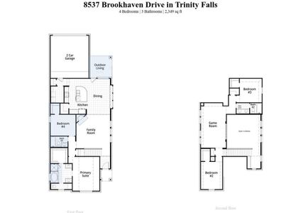 New construction Single-Family house 8537 Brookhaven Drive, McKinney, TX 75071 Warrenton Plan- photo