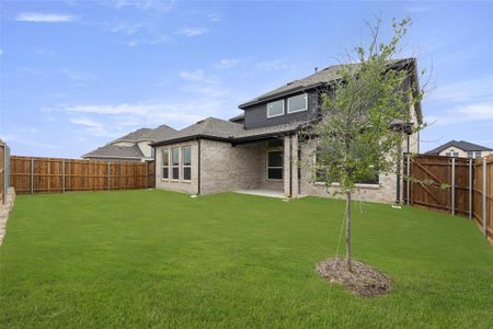 New construction Single-Family house 2017 Valencia Drive, Little Elm, TX 75068 Princeton 2F-EW- photo 26 26