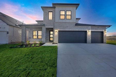 New construction Single-Family house 405 Olinda Way, Liberty Hill, TX 78642 McKinley 4229 Freedom Series- photo 0