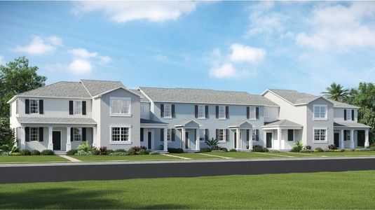 New construction Townhouse house Montara, 2396 Volunteer Avenue, Kissimmee, FL 34744 - photo