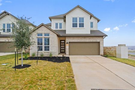 New construction Single-Family house 104 Lariat Loop, Liberty Hill, TX 78642 Hawthorn- photo 0