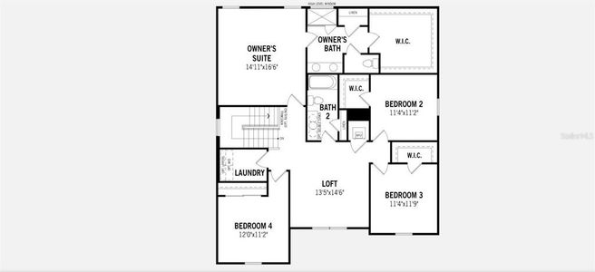 Shenandoah Floorplan - Second Floor