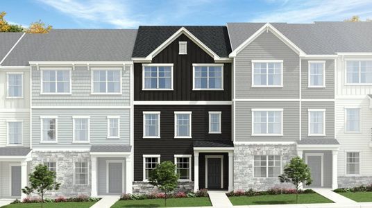 New construction Townhouse house 844 Basswood Glen Trail, Knightdale, NC 27545 Colton- photo 0 0