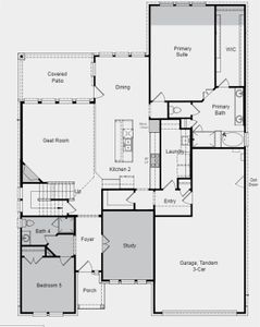 New construction Single-Family house 2305 Allston Drive, Little Elm, TX 75068 Peridot- photo 1 1