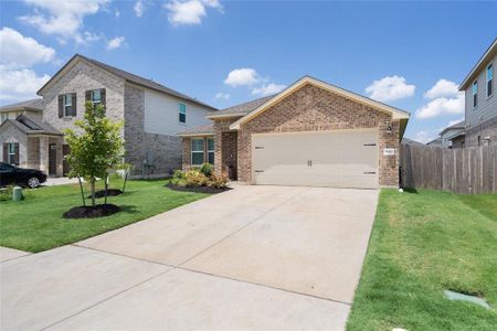 New construction Single-Family house 14320 Castleford Dr, Manor, TX 78653 The Braman (810)- photo 1 1