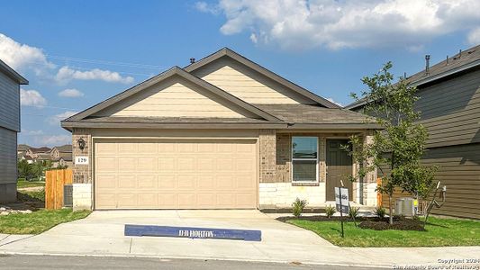 New construction Single-Family house 129 Crowned Crane, San Antonio, TX 78253 The Diana- photo 0