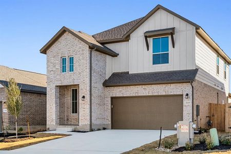 New construction Single-Family house 3619 Twin Glades Pass, Buda, TX 78610 Mariposa- photo 2 2