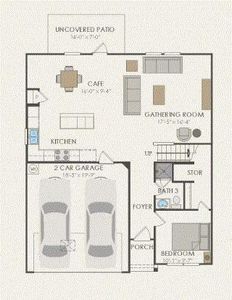 Pulte Homes, Sandalwood floor plan
