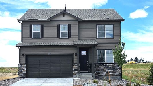 New construction Single-Family house 43055 Merion Hills Ct, Elizabeth, CO 80107 PENDLETON- photo 0 0