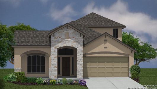 New construction Single-Family house 806 Town Creek Way, Cibolo, TX 78108 The Hondo- photo 12 12