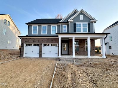 New construction Single-Family house 652 Craftsman Ridge Trail, Knightdale, NC 27545 The Chestnut F- photo 0