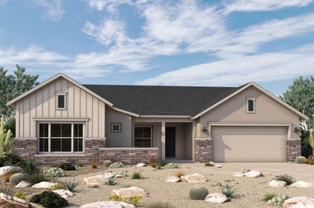 New construction Single-Family house 19015 W. Lawrence Road, Waddell, AZ 85355 The Shanagold- photo 1 1