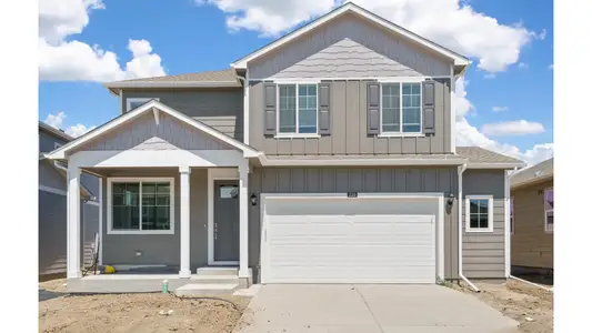 New construction Single-Family house 832 Crest St, Lochbuie, CO 80603 BELLAMY- photo 0