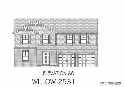 New construction Single-Family house Willow 2531, 835 Peoria Lane, Rock Hill, SC 29730 - photo